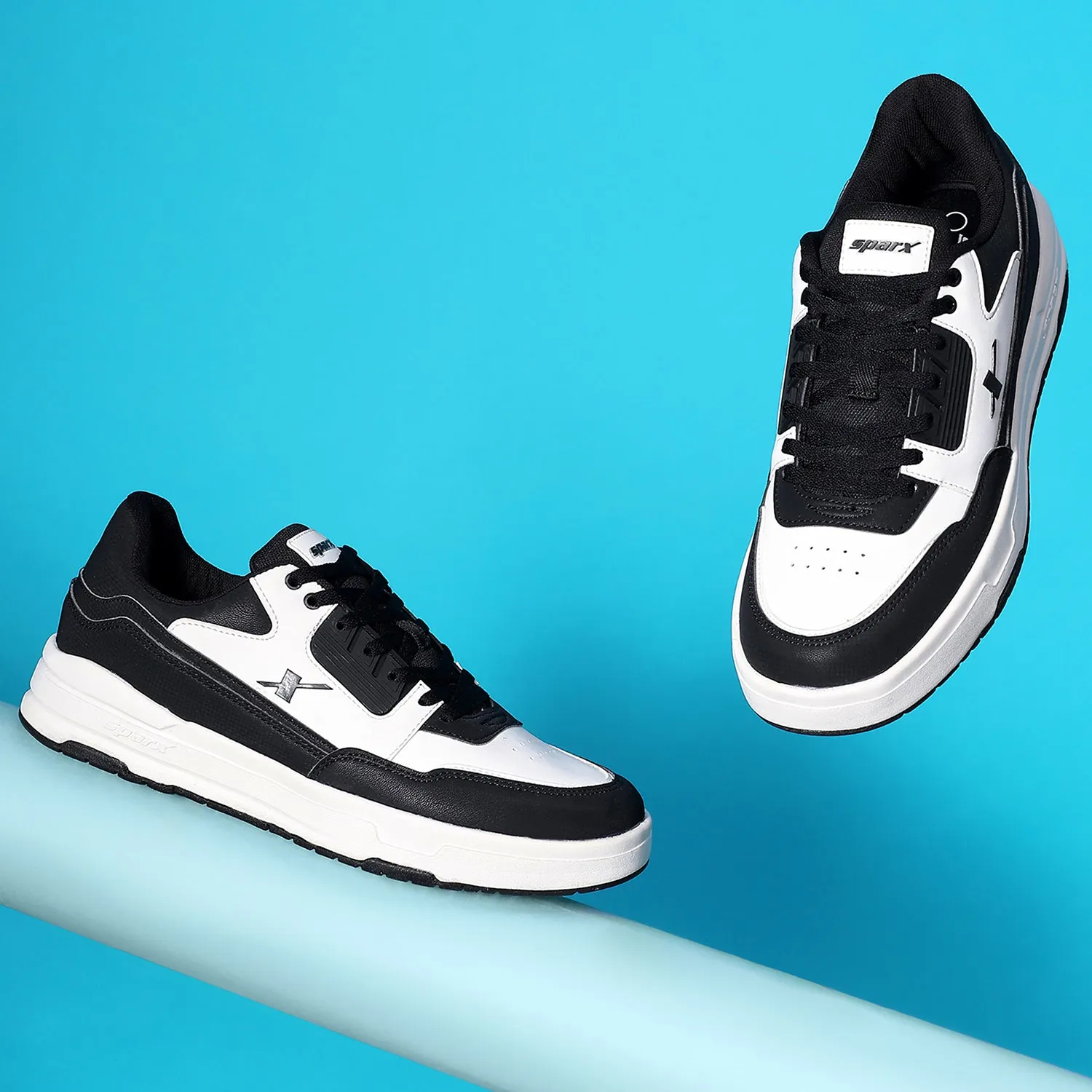 Oxfords With Tuxedo Sparx Shoes for Men SM 9067