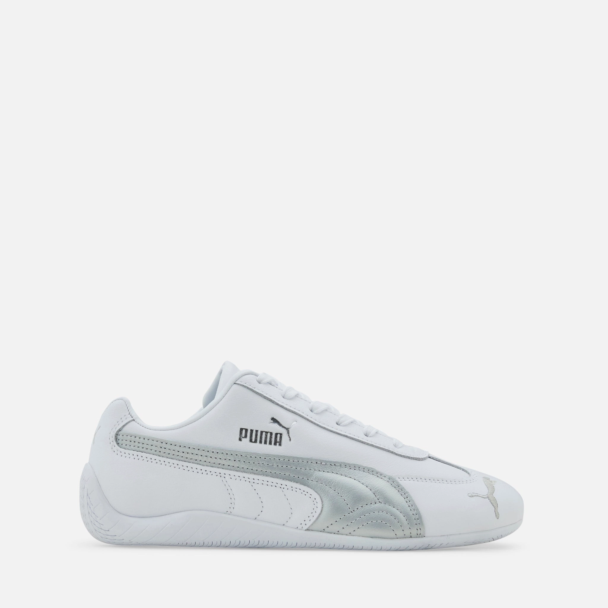 Puma Teveris G Golf Shoes Speedcat Leather PUMA White | PUMA Silver