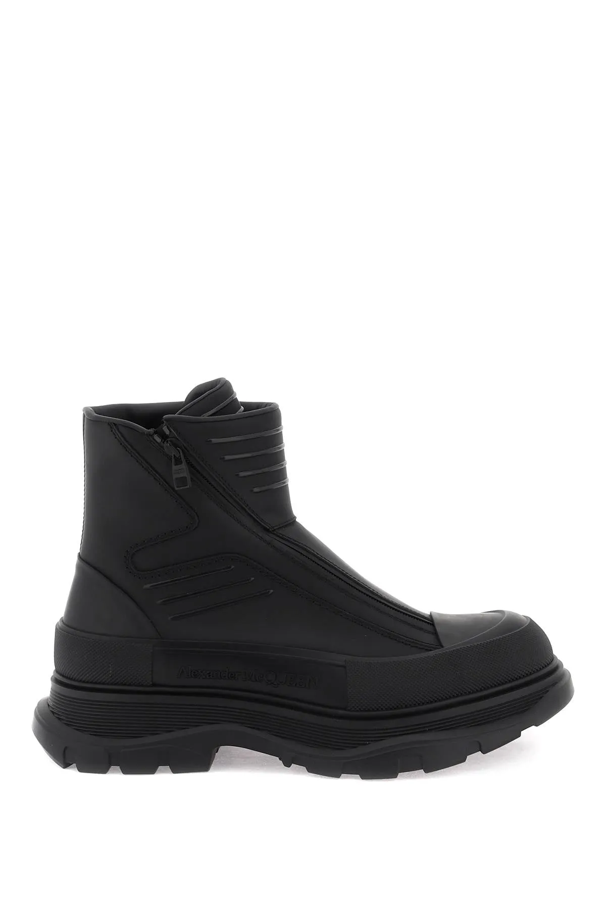 RUBBERIZED FABRIC TREAD SLICK ANKLE BOOTS Target Boots
