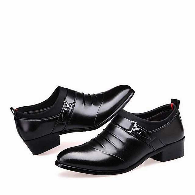 Loafers  Elegant White Slip-On Faux Men's Fashion