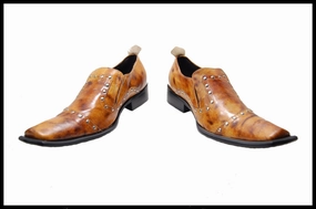 New Fiesso Gold Leopard Pointed Slip-On Fashion Shoes FI 6621 New Balance 519 Men's