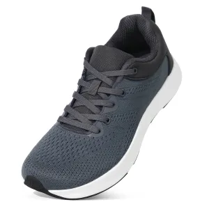 Most Stable Running Shoe Grey Sneakers Wide Toe Box-Ezra