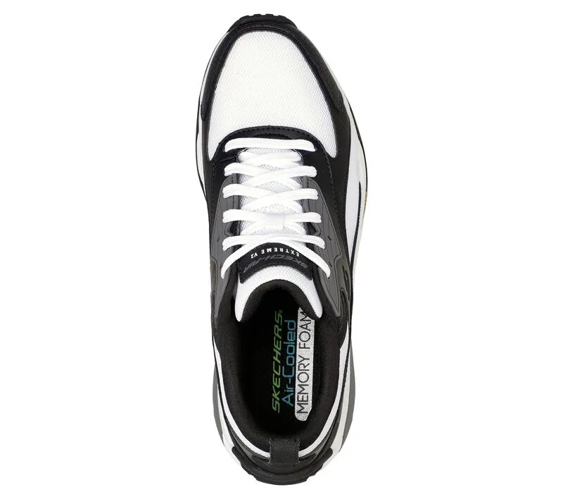 Best Leather Oxfords SKECHERS SKECH-AIR EXTREME V.2 - 232255 - BKW