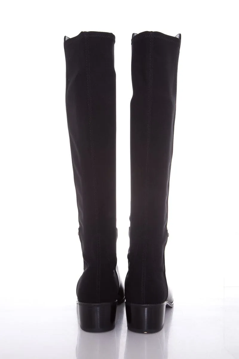 Stuart Weitzman Black Boots SZ 8 Work Boots With Arch Support