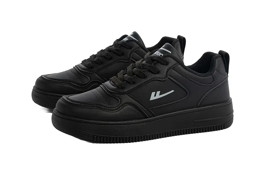 Warrior Abrasion Resistant, Lightweight, And Breathable Low top Skateboard Shoes Unisex Black Most Comfortable Business Casual Shoe