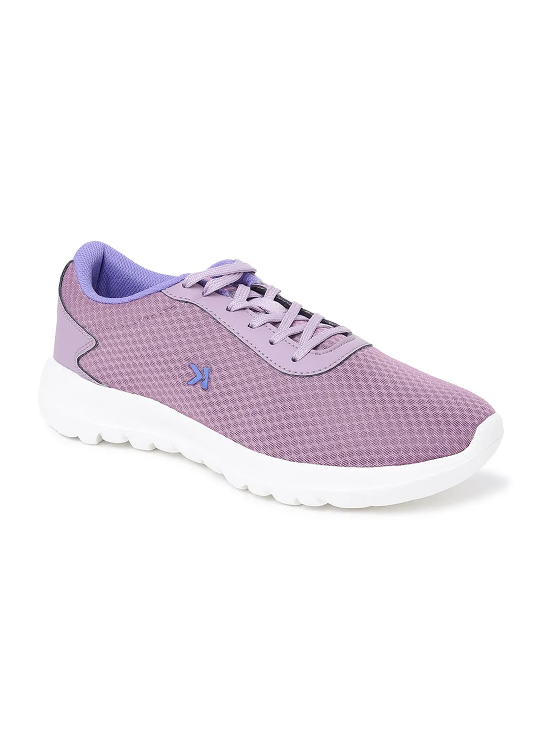 Eeken ESHL32002 Lavender Lightweight Casual Outdoor Shoes For Women Shoes That Lace Up Your Leg