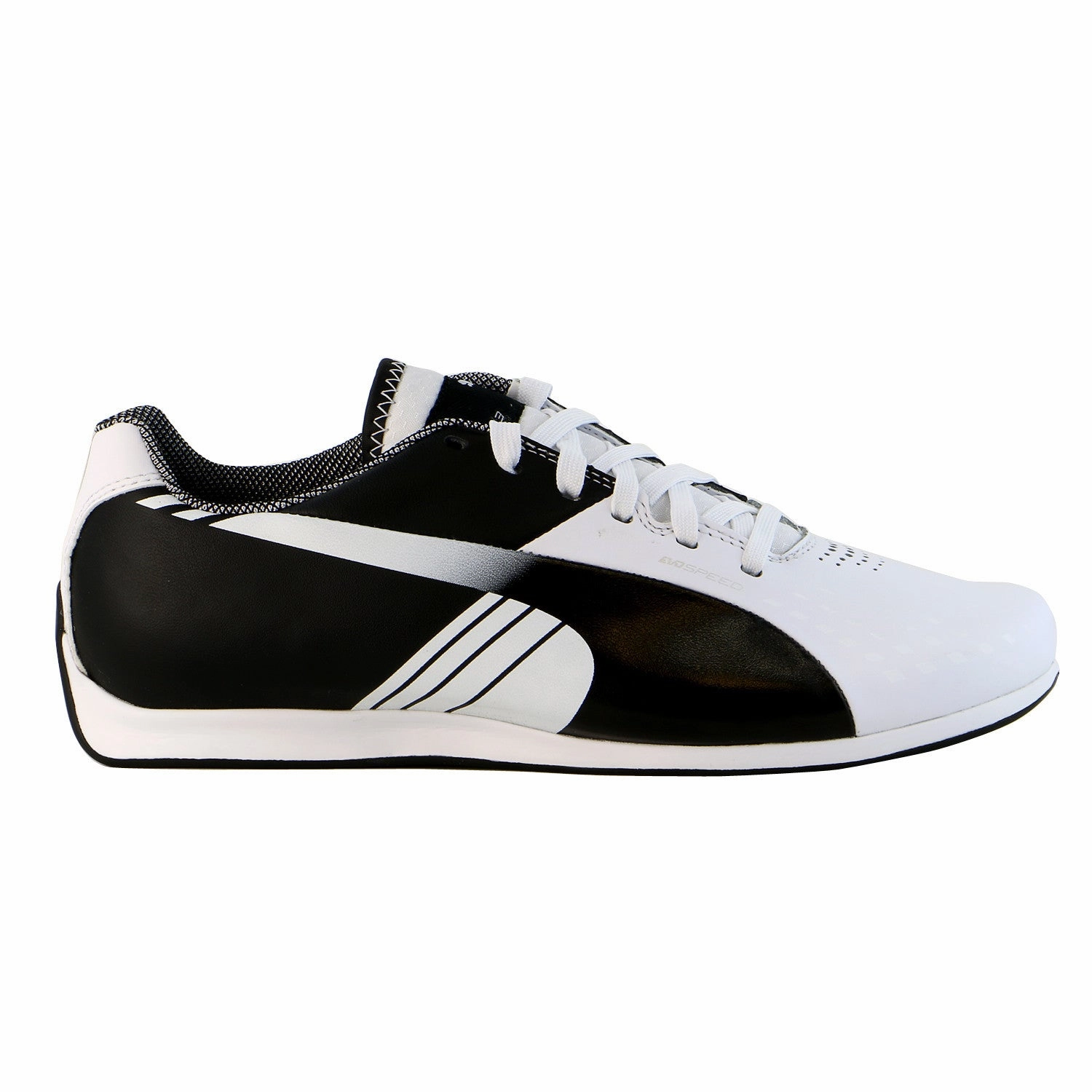 Shoes Puma Amg Petronas Puma evoSpeed 1.3 Lo Motorsport Fashion Shoe - White/Steel Gray/Black - Mens