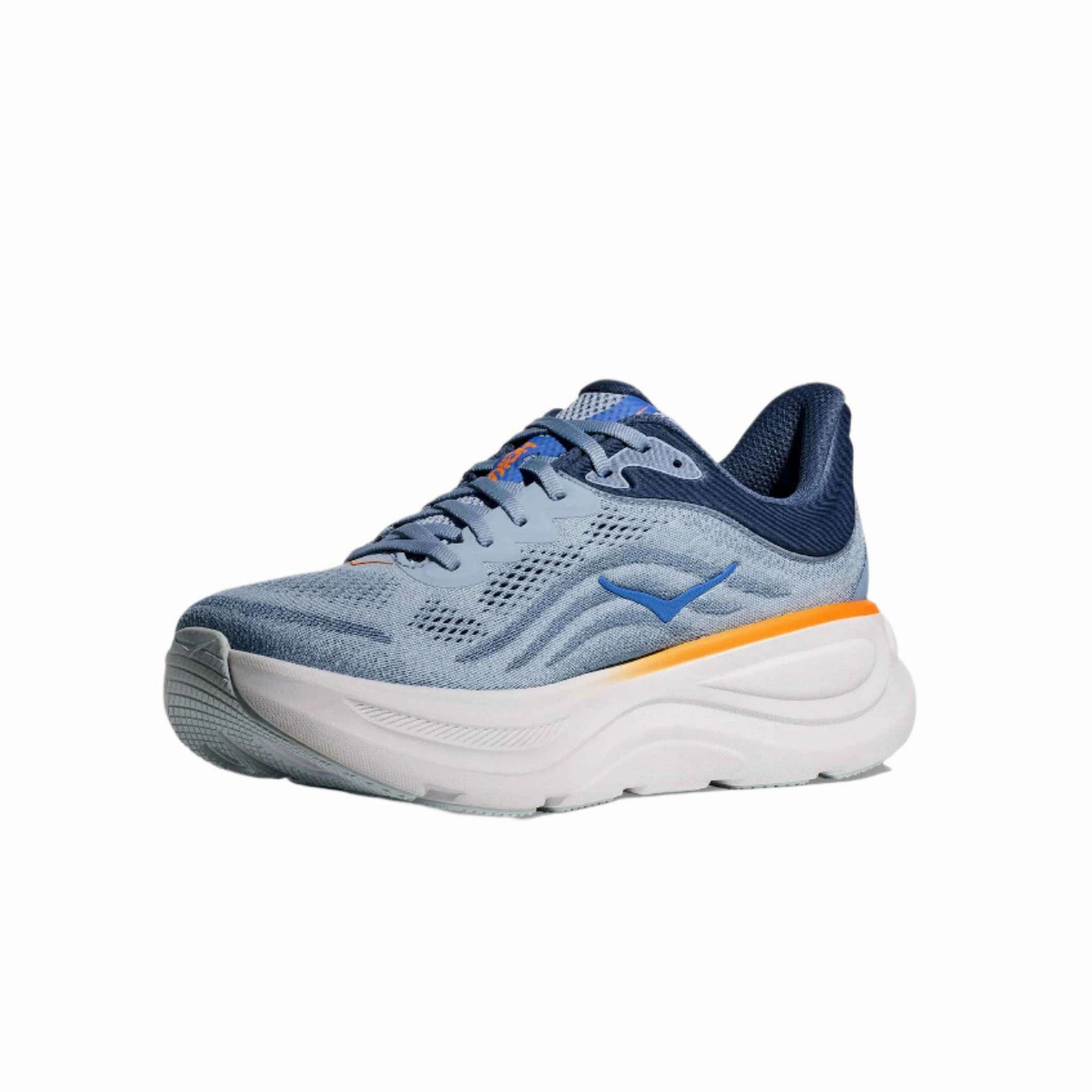 Discount Shoes Near Me Hoka Men's Cushioned Game-Changer Road Bondi 9 Running Shoes - Drizzle/Downpour