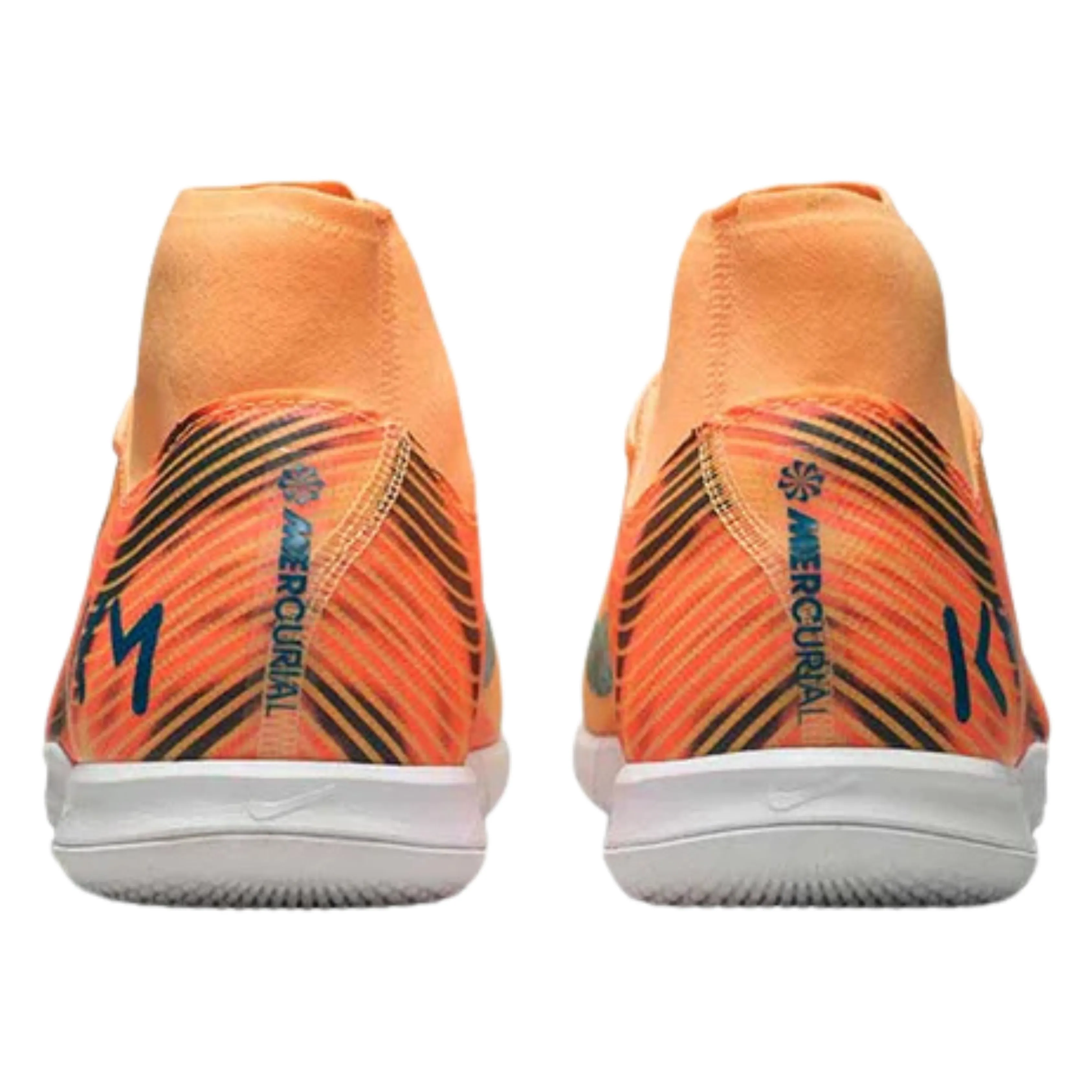 Superfly Indoor Soccer Cleats Nike Zoom Superfly 10 Academy KM Indoor Soccer Shoes (Melon Tint/Neo Turq/Igloo)