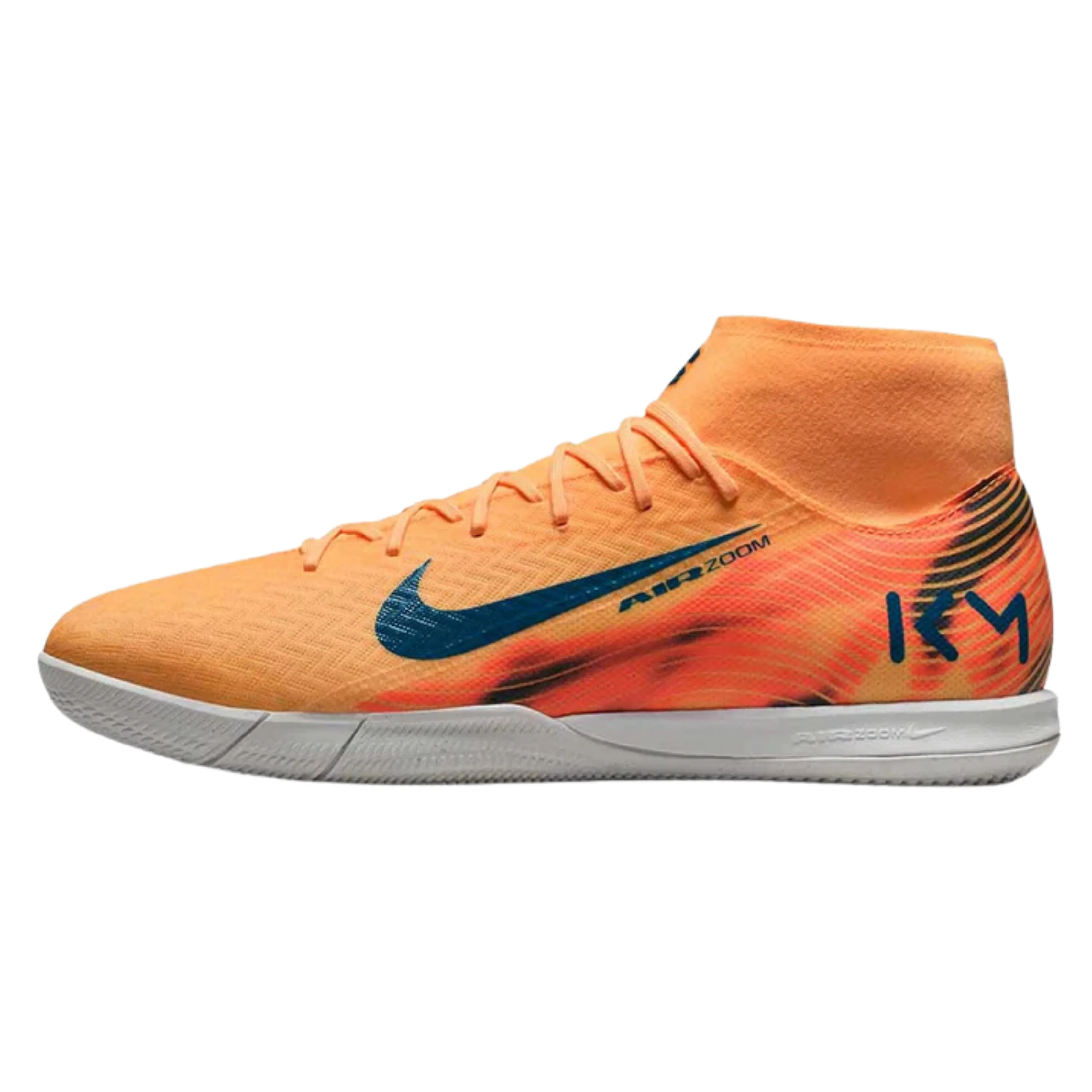 Soccer Cleats Facts Nike Zoom Superfly 10 Academy KM Indoor Soccer Shoes (Melon Tint/Neo Turq/Igloo)