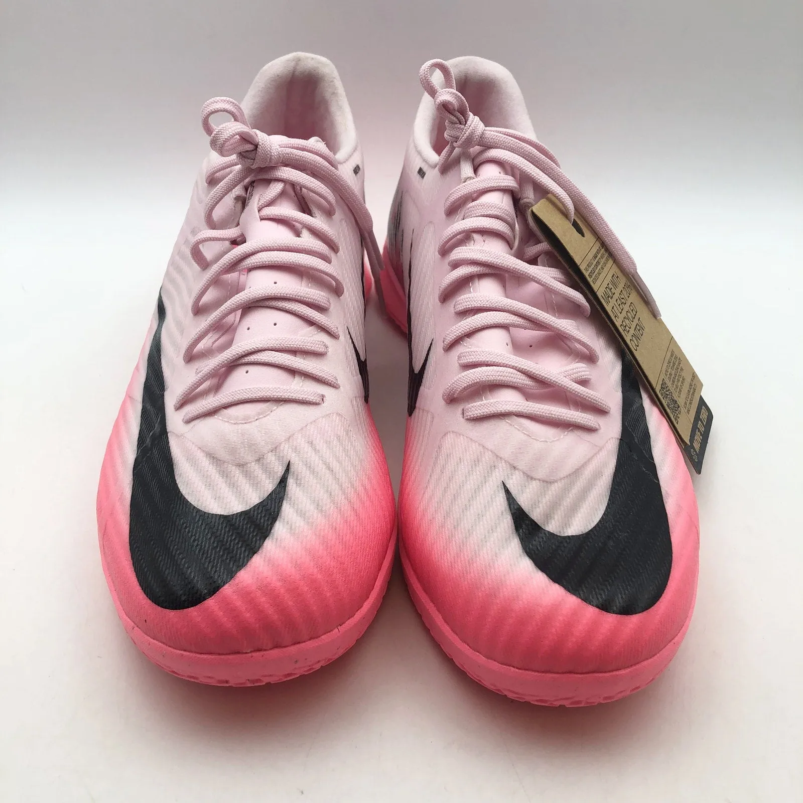 Youth Size 12.5 Soccer Cleats Nike Mens Mercurial Vapor 15 Academy IC Soccer Cleats Size 9.5 Pink Black NWOB