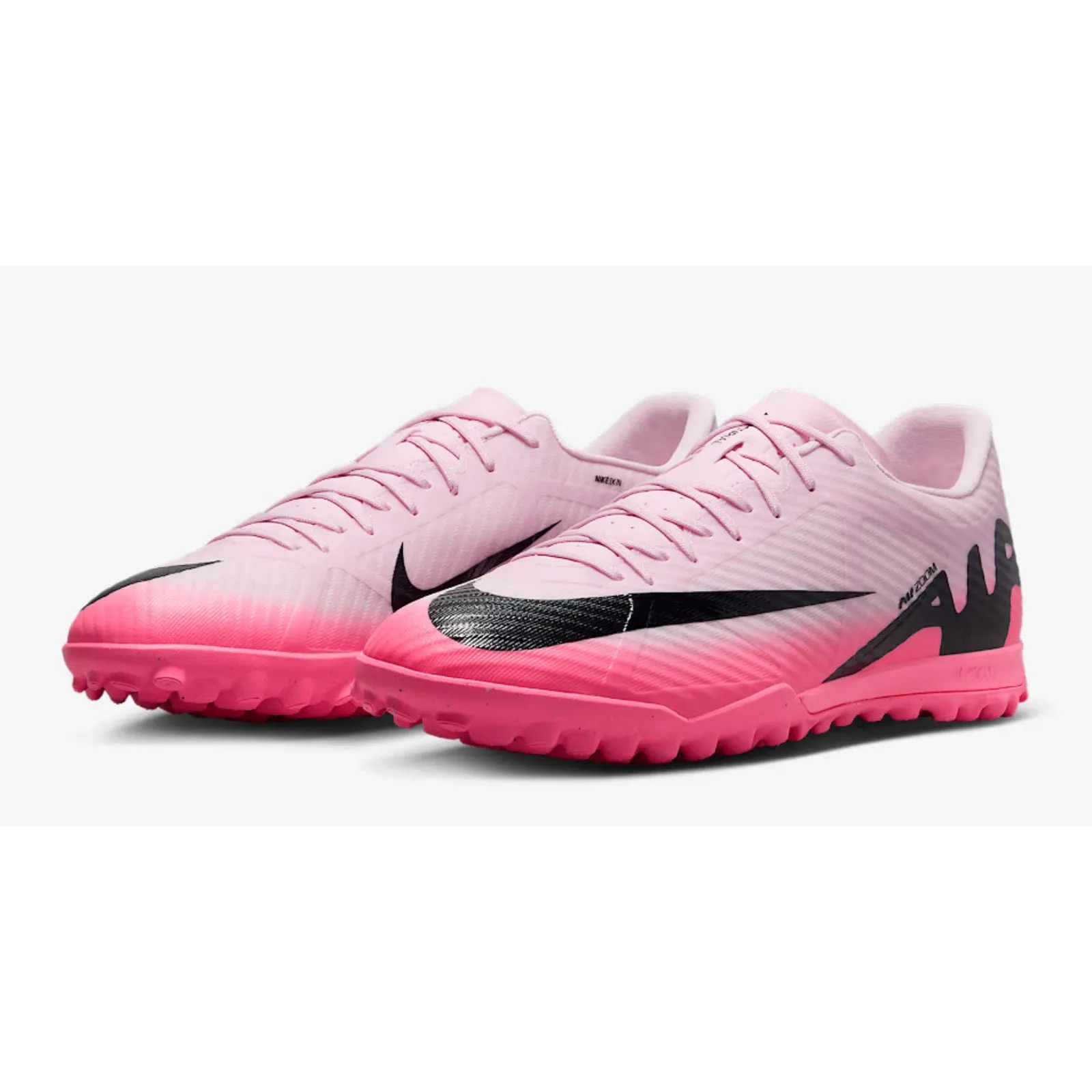 Nike Mens Mercurial Vapor 15 Academy IC Soccer Cleats Size 9.5 Pink Black NWOB Baseball Vs Soccer Cleats