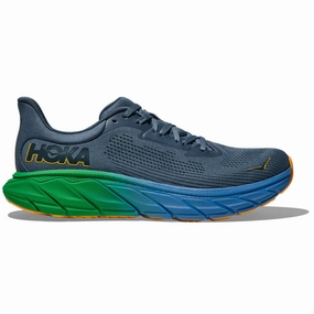 Outfits Hoka Arahi 7 Wide Fit Running Shoes - Mens - Thunder Cloud/Stormy Skies