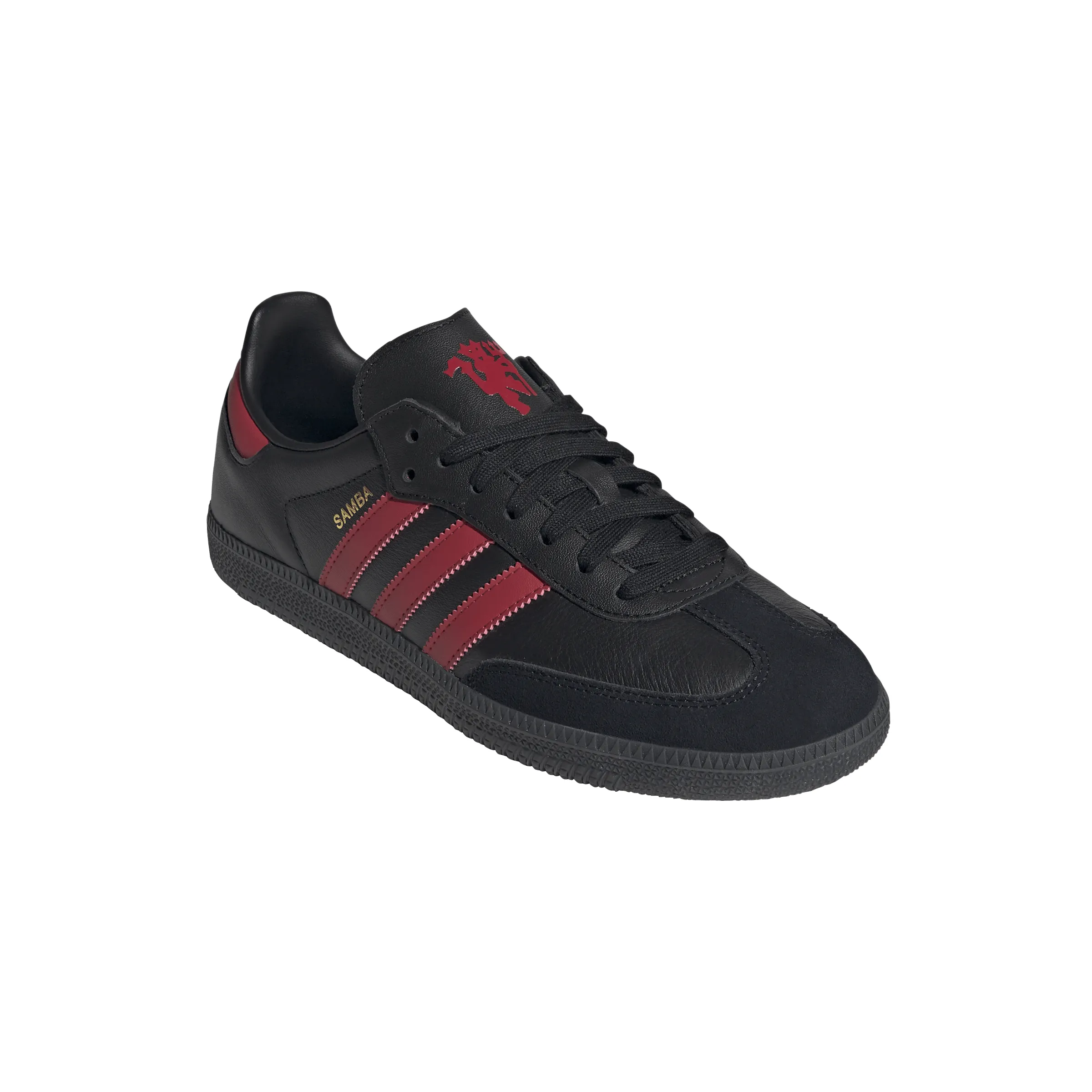 Youth Outdoor Soccer Cleats adidas Samba Manchester United IN Men's Soccer Shoes - Black/Red