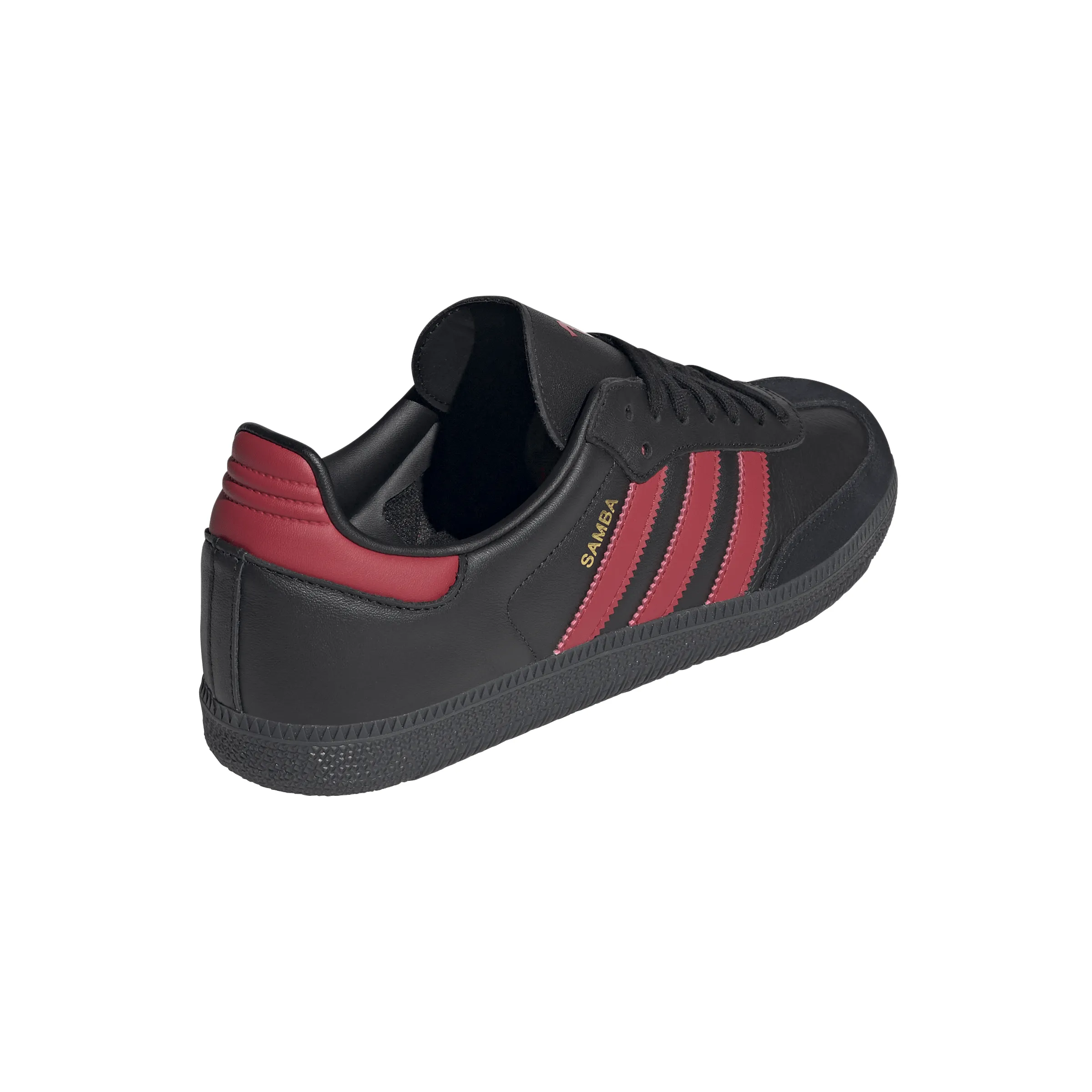 adidas Samba Manchester United IN Men's Soccer Shoes - Black/Red Customize Your Own Soccer Cleats