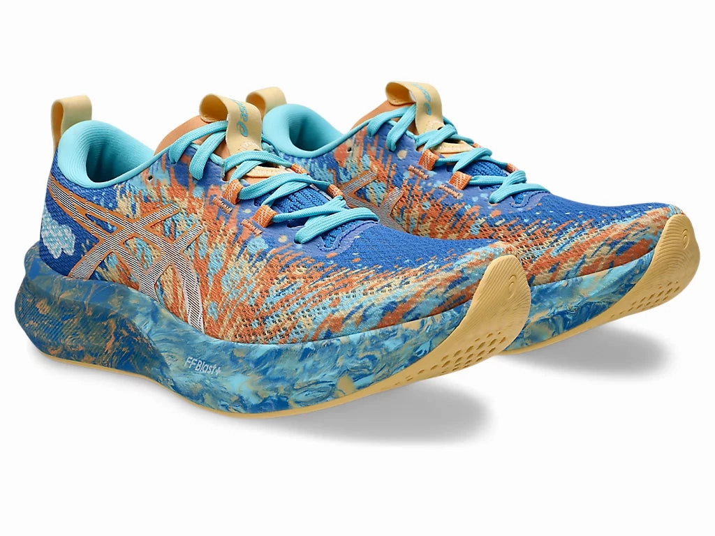 Asics Gel 1130 Casual Shoes White Clay Canyon Asics Womens Noosa Tri 16- Nature Blue/ Faded Orange (1012B675-400)