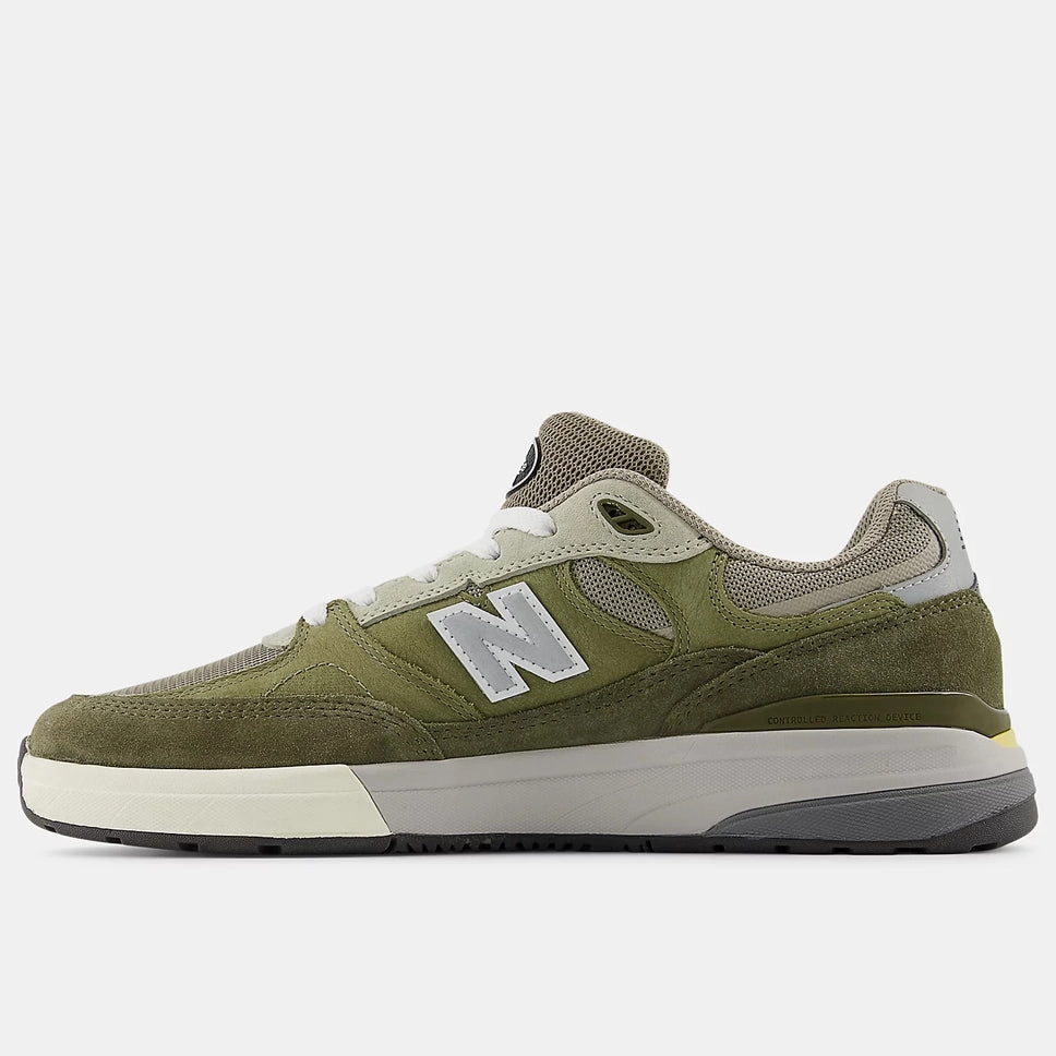 New Balance Softball Cleats Women's New Balance Numeric Andrew Reynolds 933 Olivine Shoes