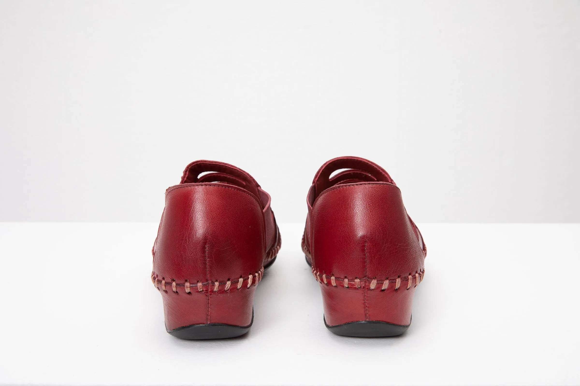 Derby Shoes Uk The Maerdy Burgundy Leather Sandal Final Sale!