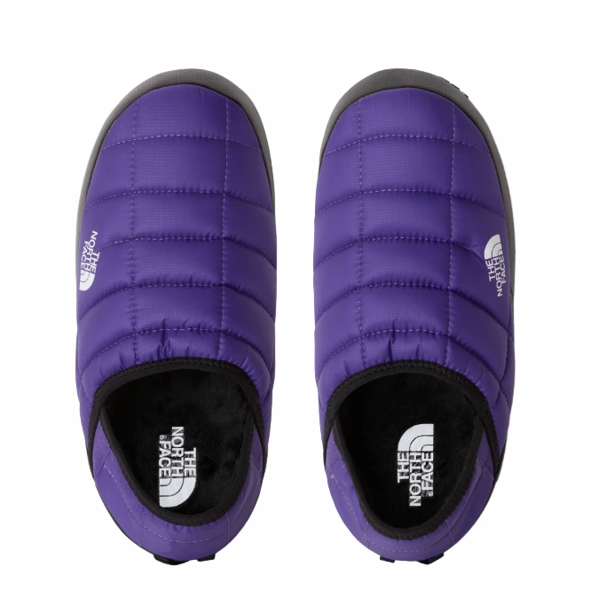 The North Face Womens Thermoball Traction Mule Peak Purple/TNF Black Shadow The Hedgehog Slippers