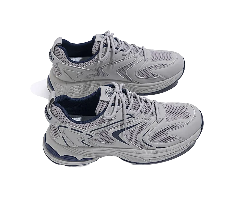 Rocket Dog Casual Shoes HUANQIU Slip Resistant Low top Chunky Sneakers Men's Gray