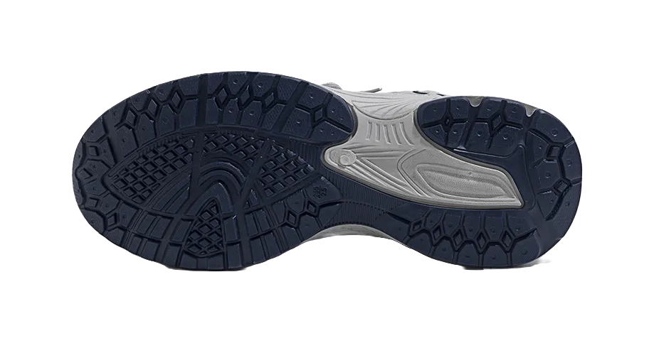 Black Casual Dress Shoe HUANQIU Slip Resistant Low top Chunky Sneakers Men's Gray