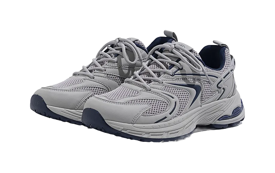 Gel-1130 Casual Shoes HUANQIU Slip Resistant Low top Chunky Sneakers Men's Gray