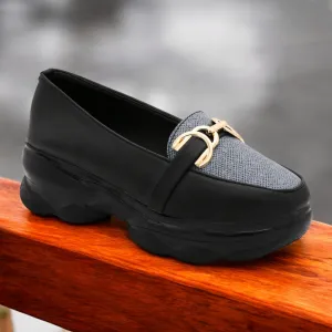 M0491 wedge pump Chinos With Oxford Shoes