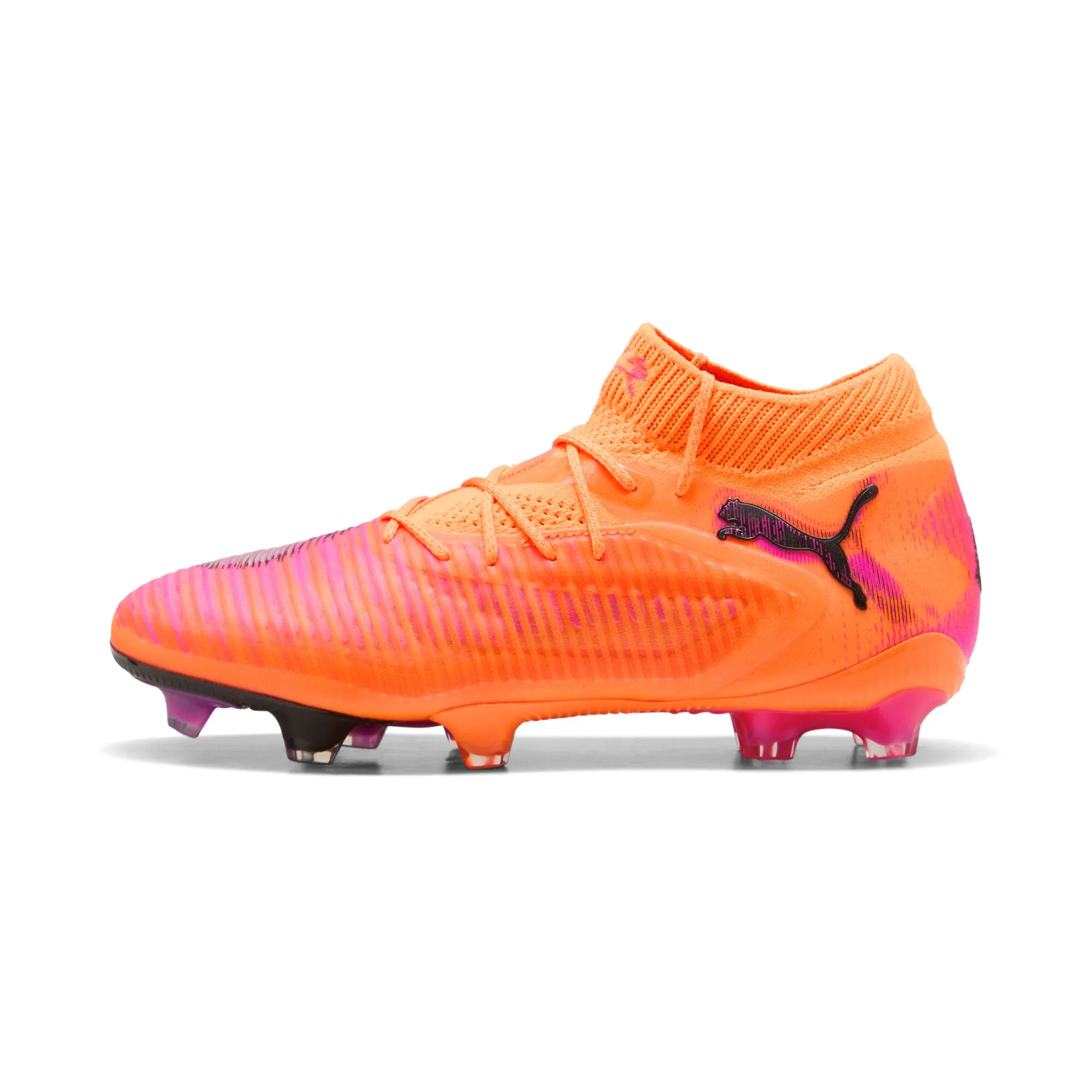 PUMA Future 8 Ultimate FG Women's Soccer Cleats - Orange/Black Mo Salah Soccer Cleats