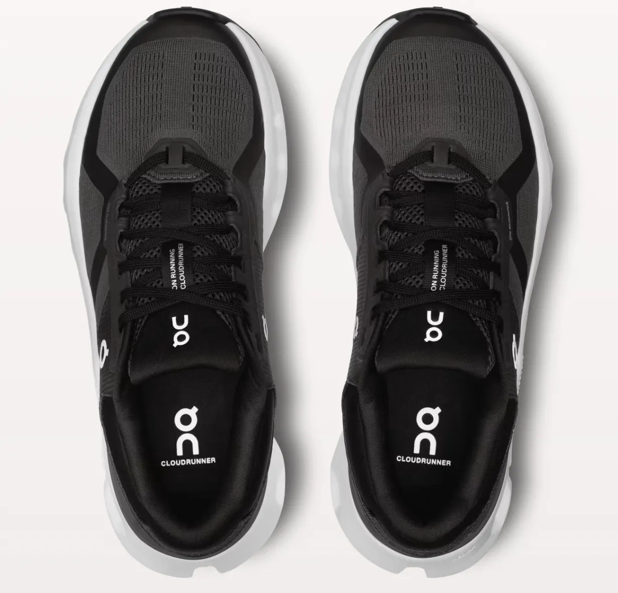 Swift Run 22 Shoes On Mens Cloudrunner 2 Wide- Eclipse/Black (3ME10320264)