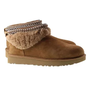 Ugg Boots Womens Classic Ultra Mini Maxi Curly Boot Chestnut Cody James Cowboy Boots
