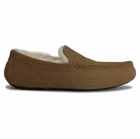 Penny Loafers No Socks Ugg Ascot Suede Leather Men's Loafer Shoes