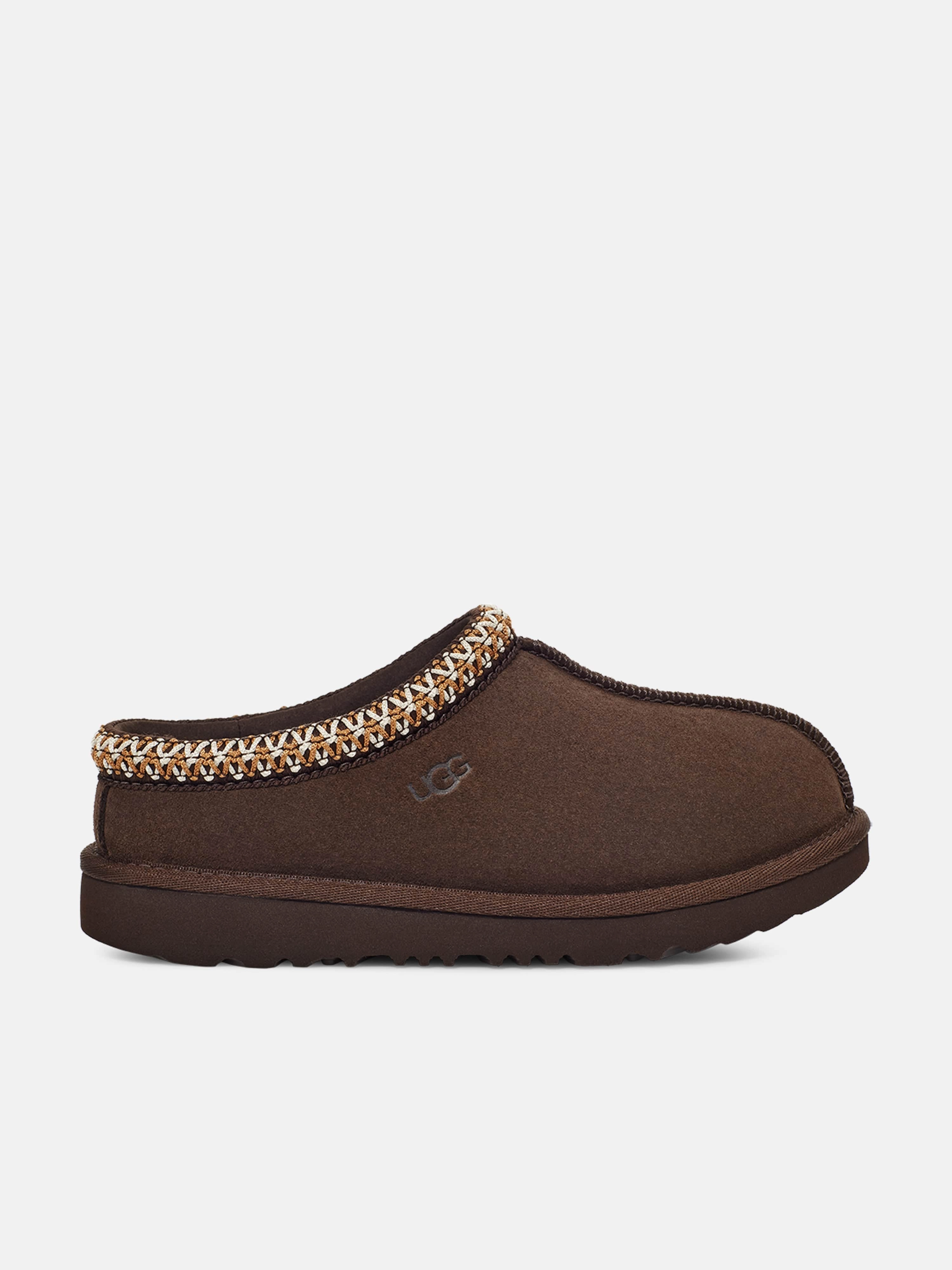 Big Baller Slides UGG Kids Tasman II Slippers in Brown