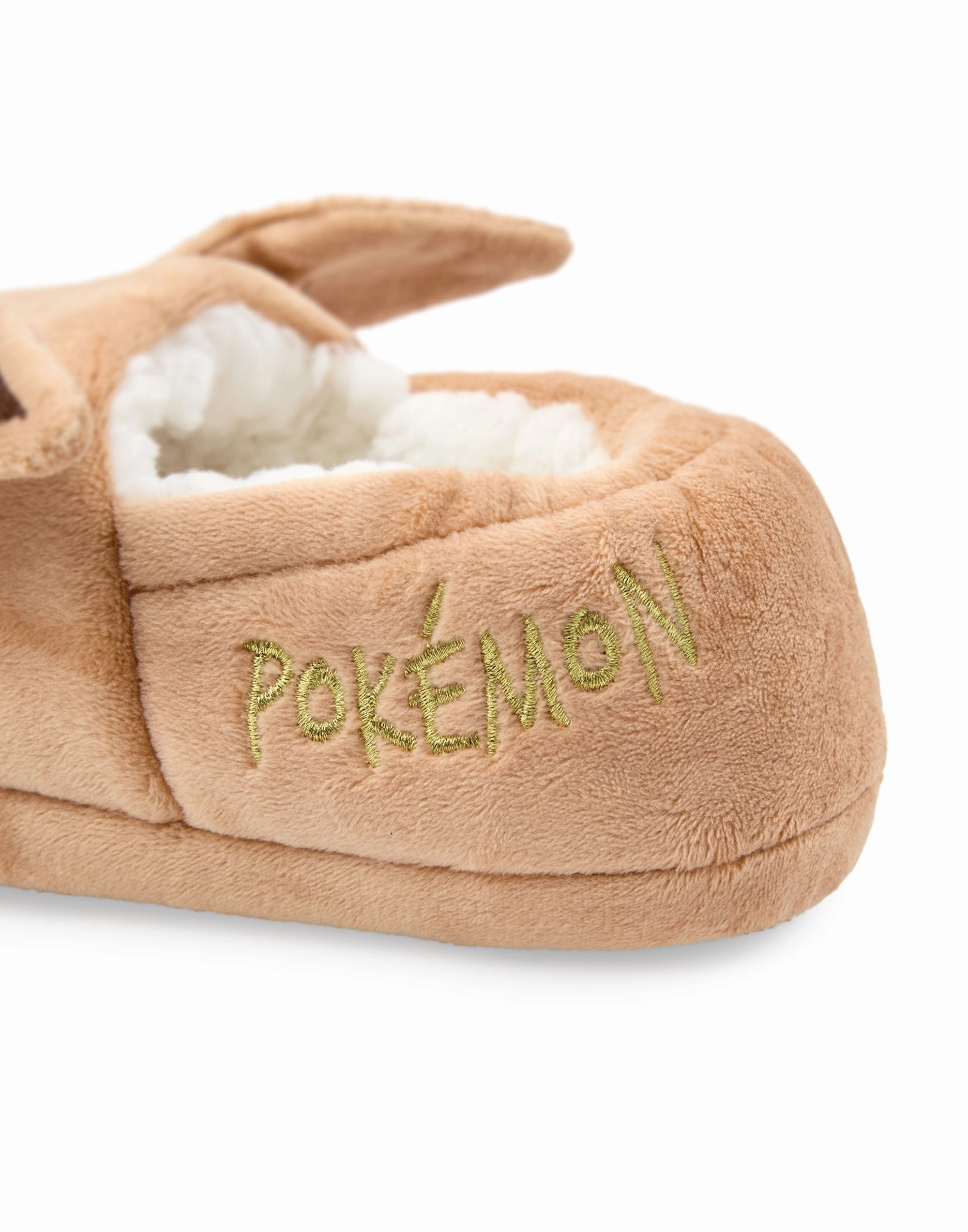 Pokemon Eevee 3D Character Girls Brown 3D Slippers Knitting Patterns For Slippers