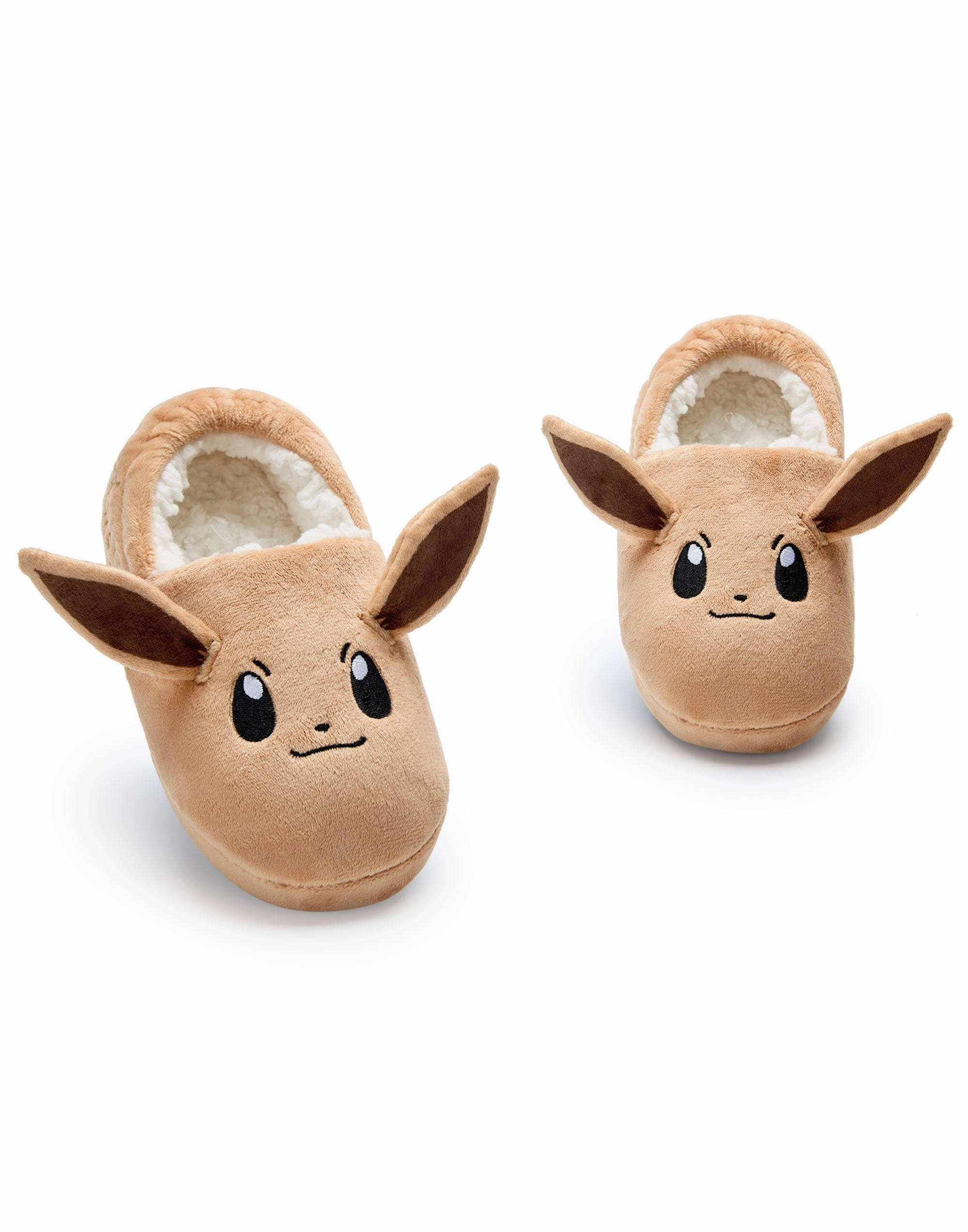 Ruby Slippers Found Pokemon Eevee 3D Character Girls Brown 3D Slippers