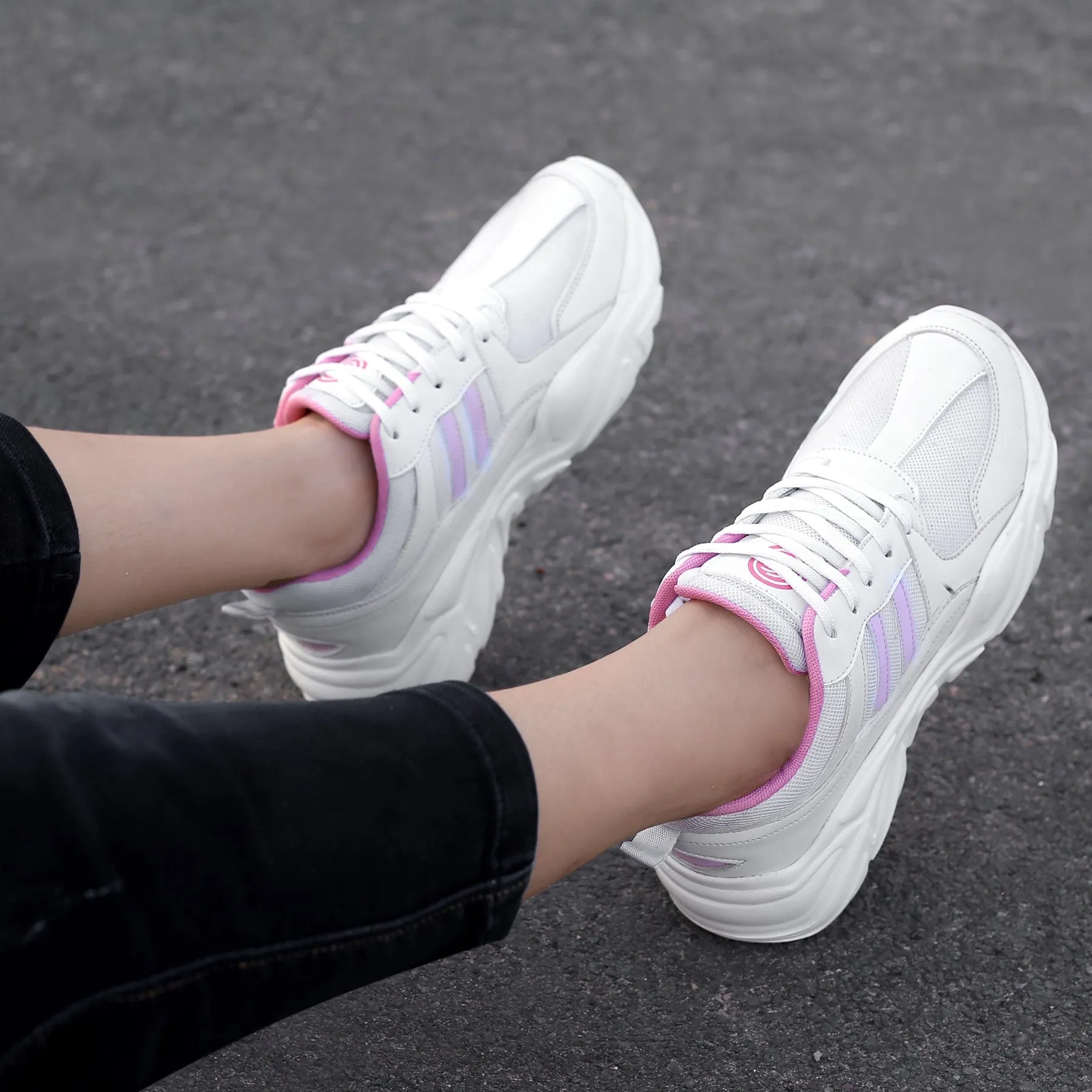 Bacca Bucci DAISY Women Chunky Platform Sneakers Country Brogues