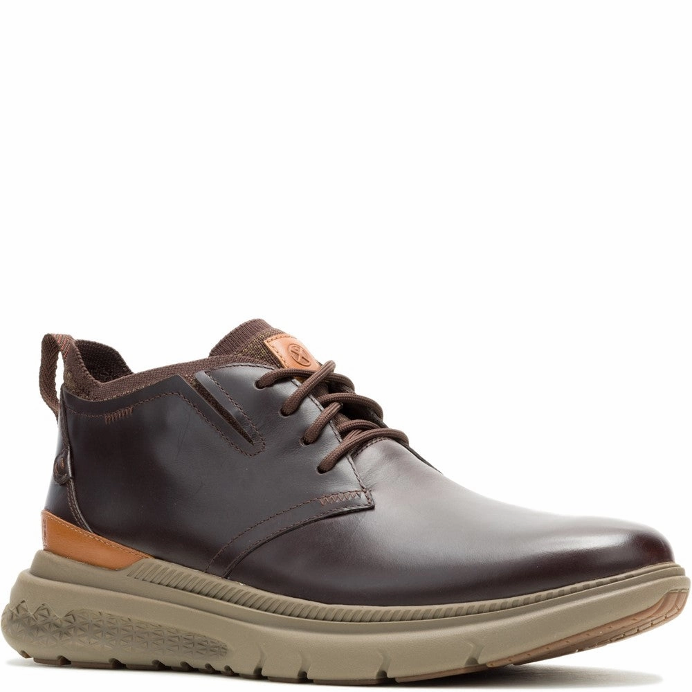 Flat Boots Leather Brown Excel Chukka Boots