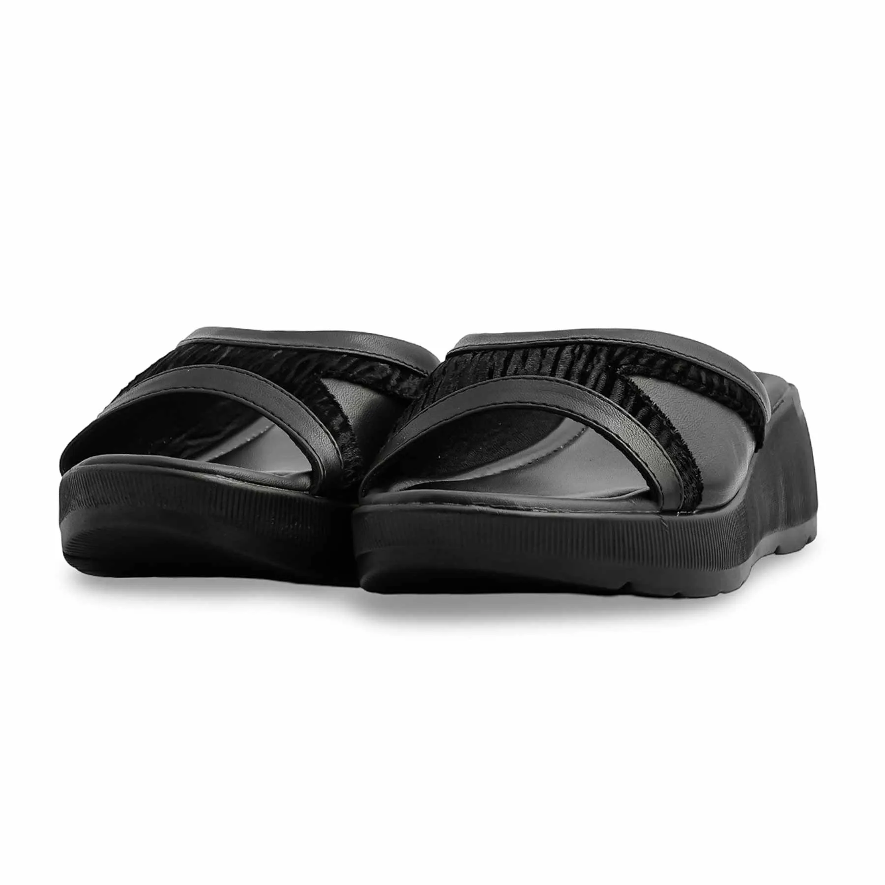 Black Formal Slipper PU0560 3d Print Slippers