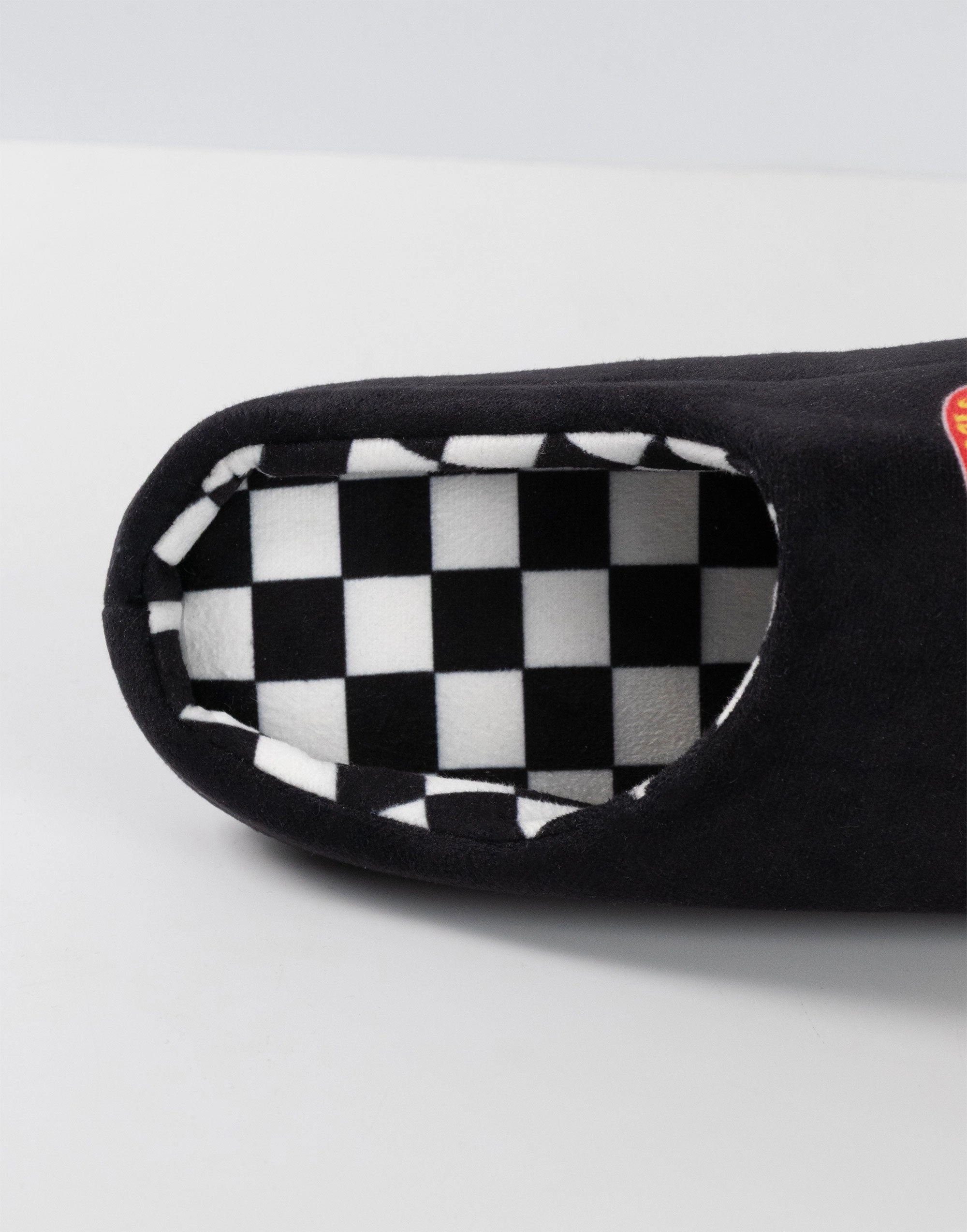 Best Slides Hot Wheels Mens Black Mule Slippers