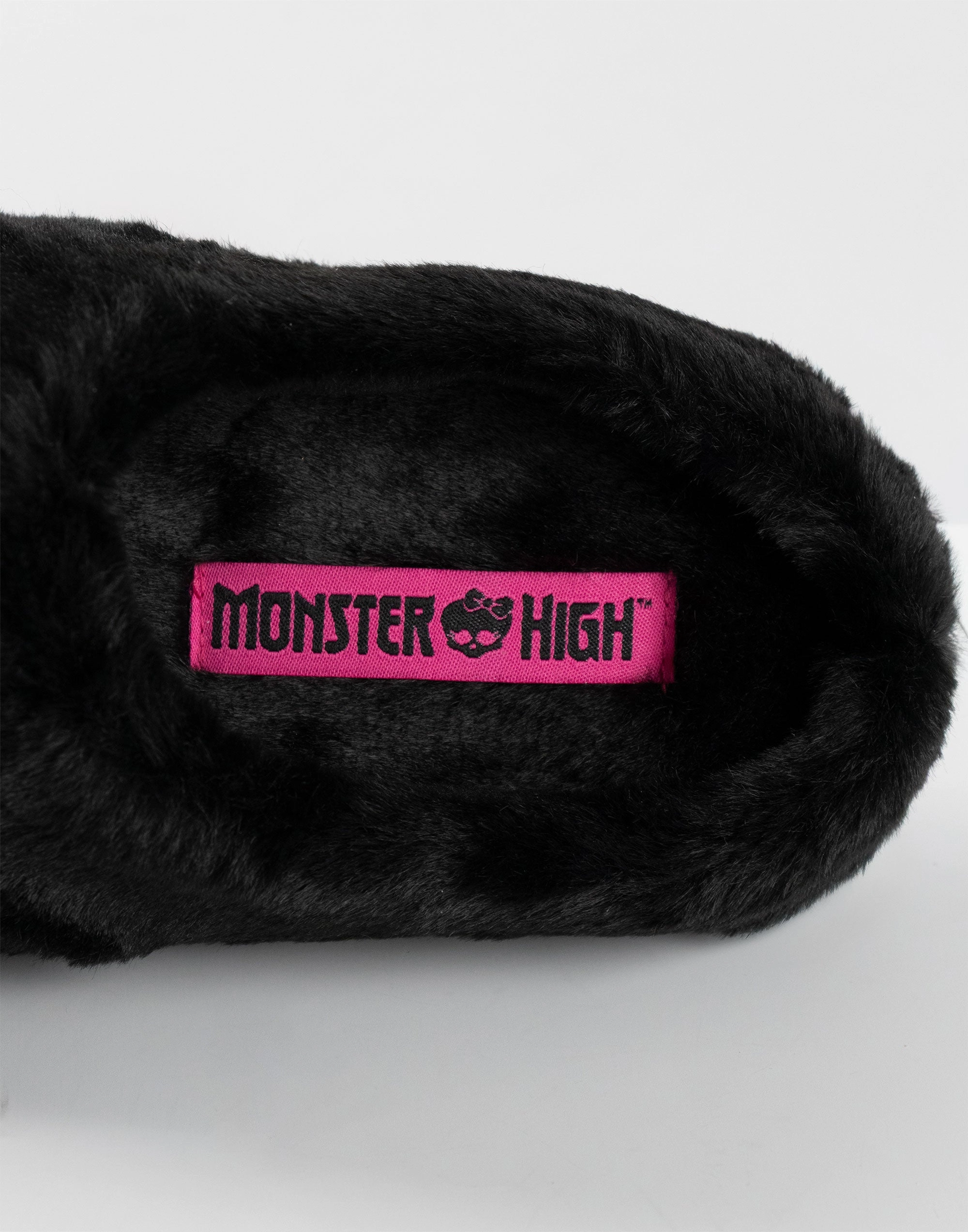 Sparta Slippers Monster High Womens Black Mule Slippers