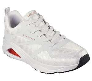 Female Black Oxford Shoes SKECHERS TRES-AIR UNO - MODERN AFFAIR - 183071 - LTGY