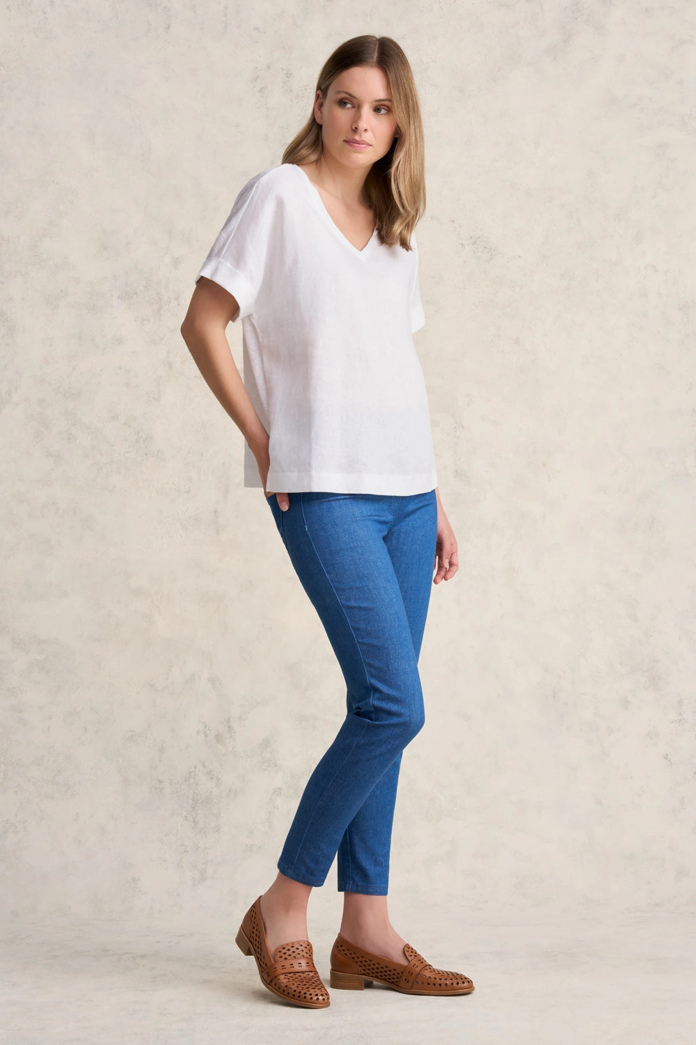 Hillary Heeled Loafer - Tan Tabby Loafers