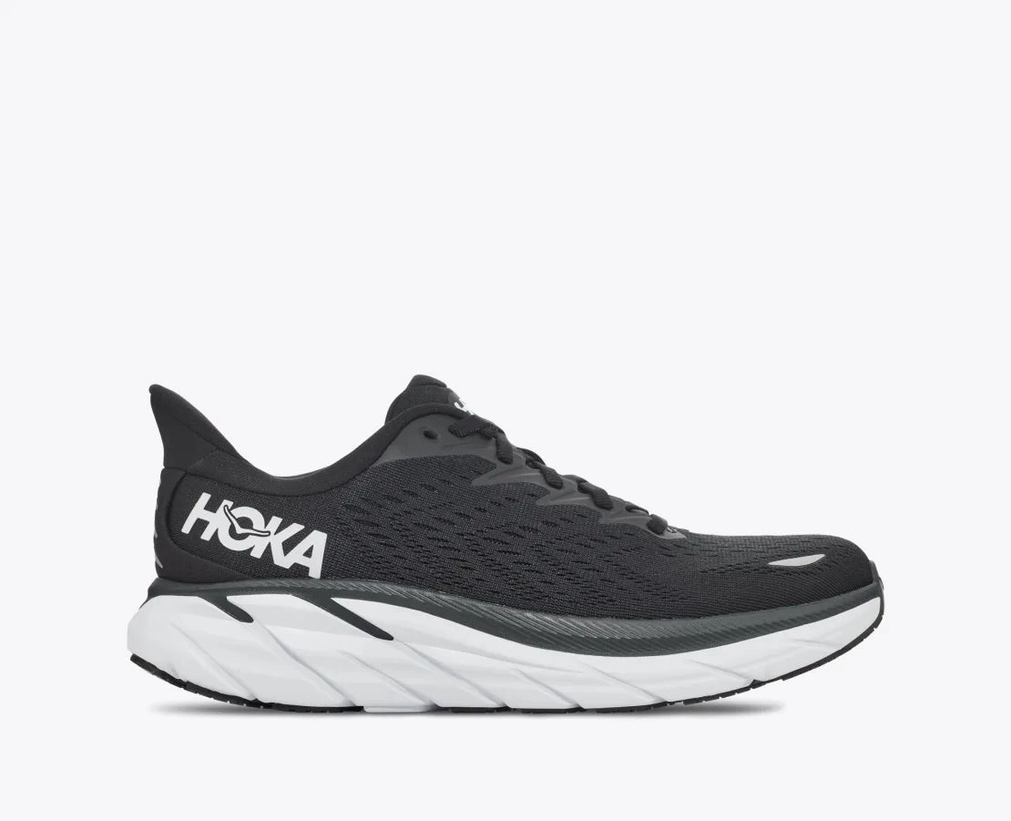 Shoes In Stock Near Me Hoka Womens Clifton 9- Black/White (1127896-BWHT)