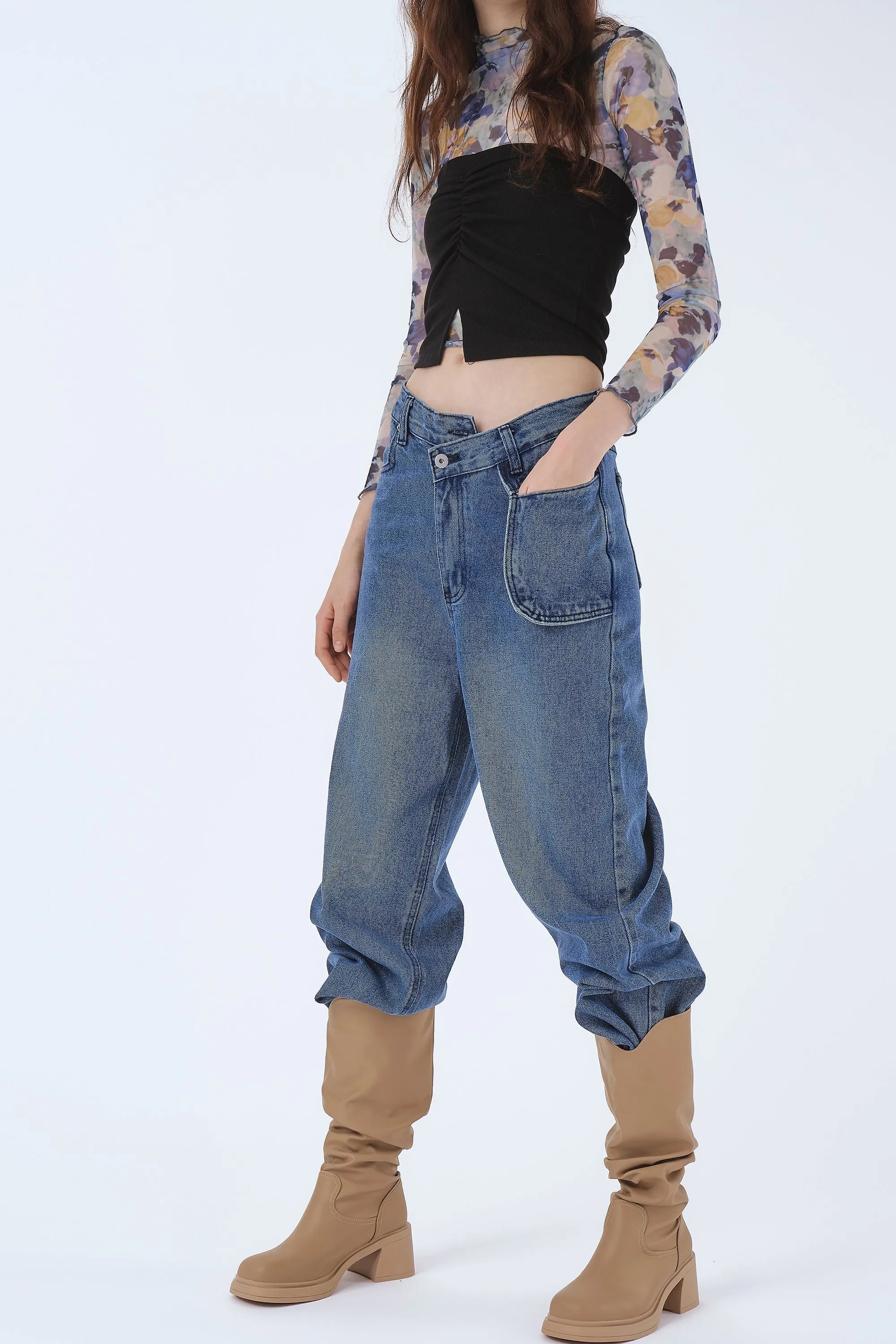 Rossi Boots Annie Platform Knee Length Boots