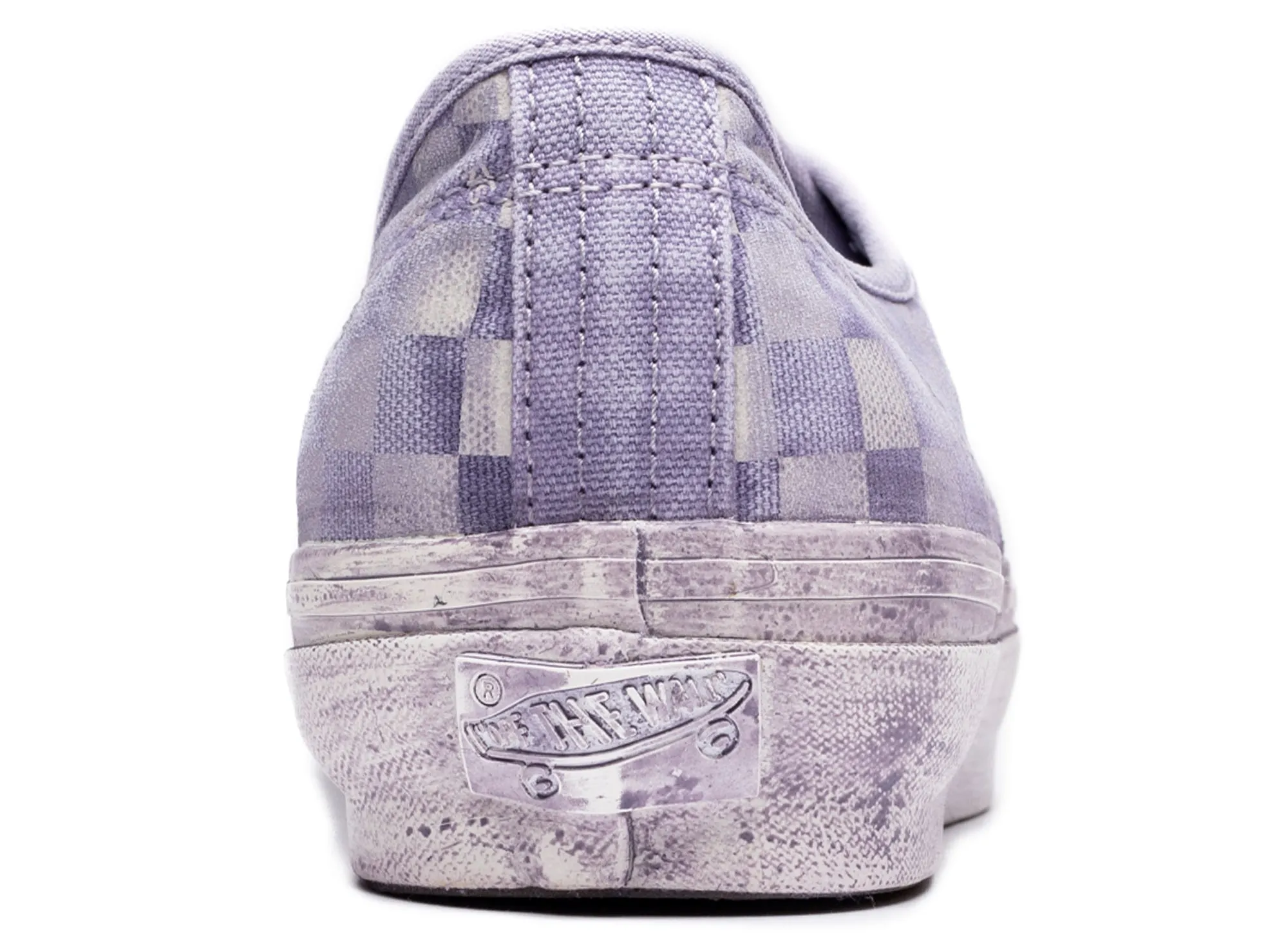 Leather Platform Derby Shoes Vans LX Dip Dye Checkerboard Authentic Reissue 44