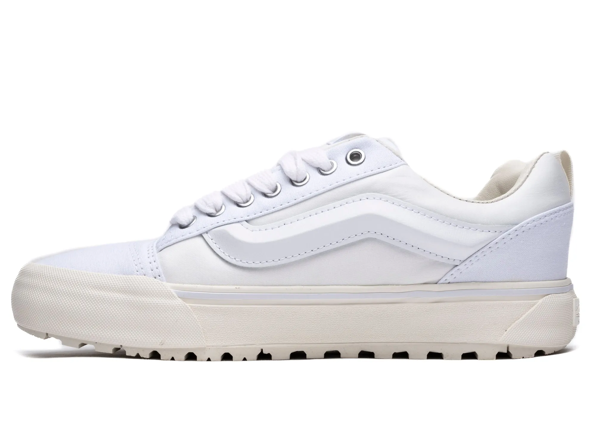 Vans LX Knu Skool MTE-1 Mercer in White Denim Lace Up Shoes