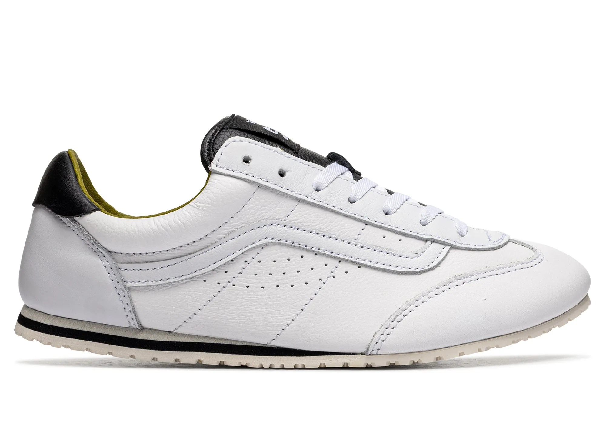 Lace Up Flat Shoes Vans LX Super Lowpro in White