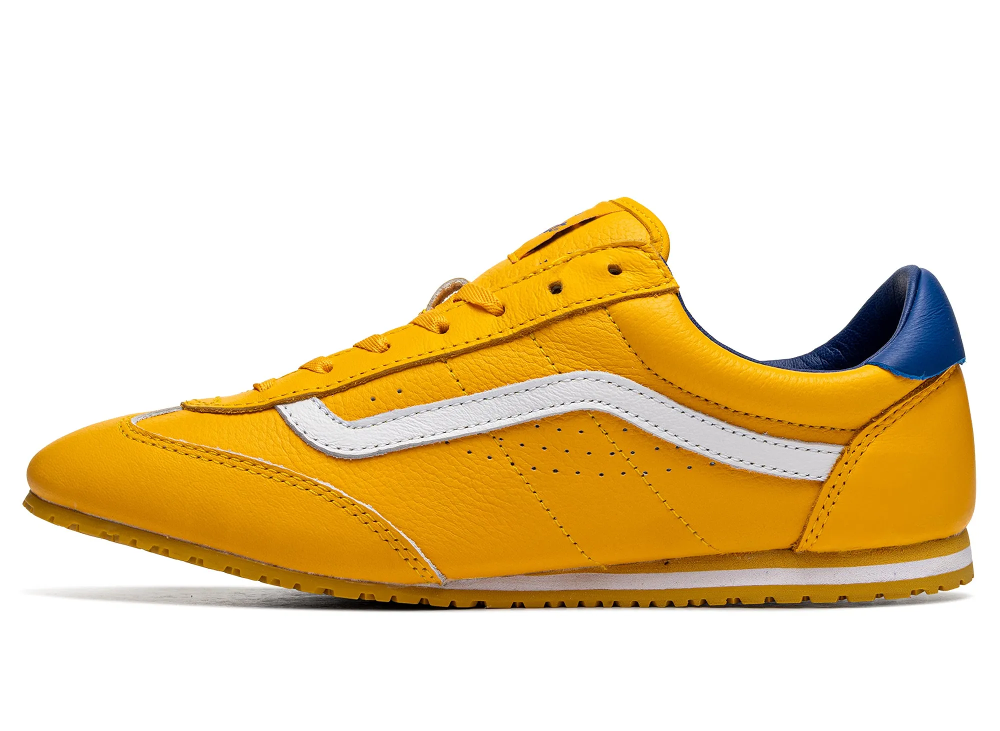 Lace Up Closed Toe Shoes Vans LX Super Lowpro in Yellow