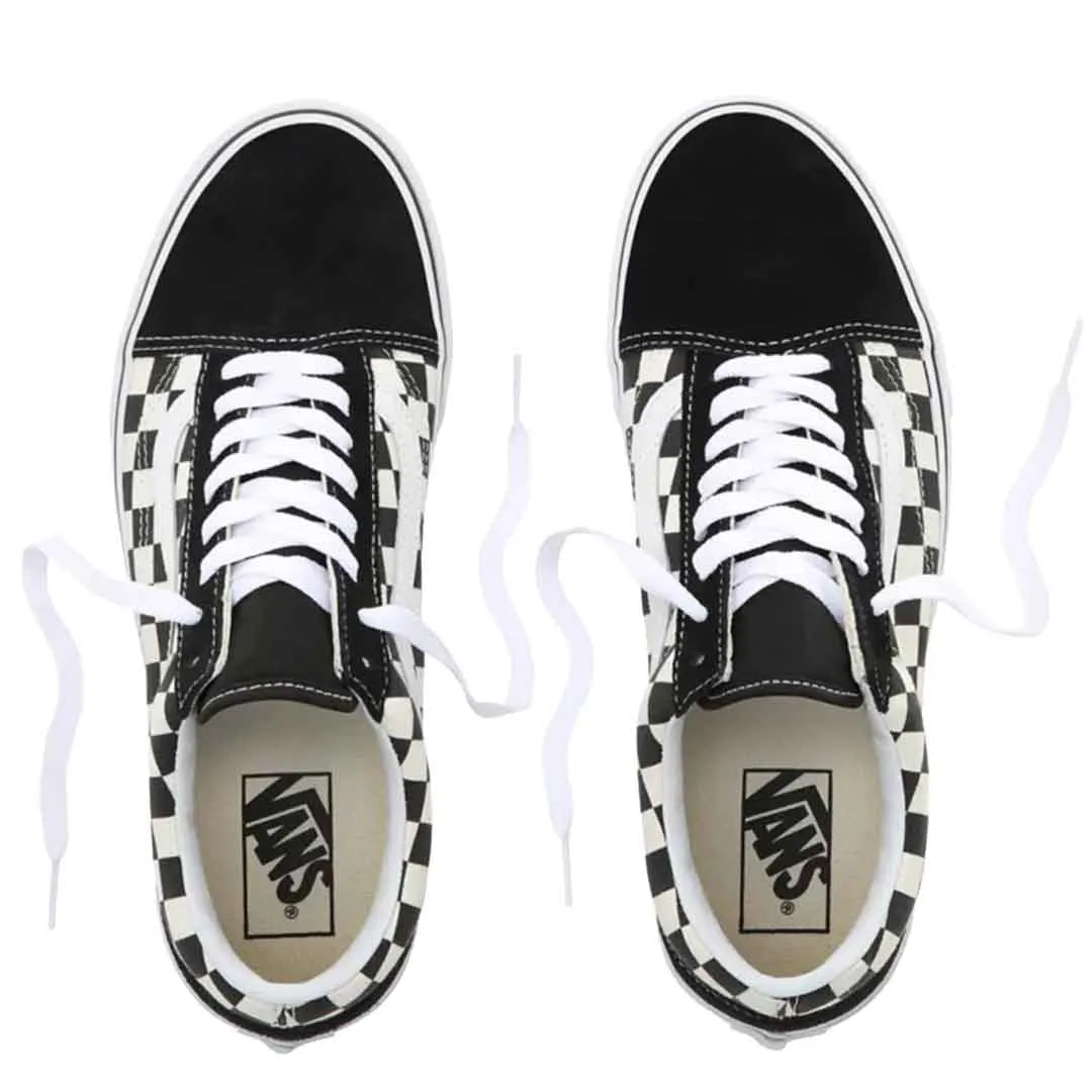 Business Casual Shoes Ladies Vans - Unisex Primary Check Old Skool Shoes (38G1P0S)