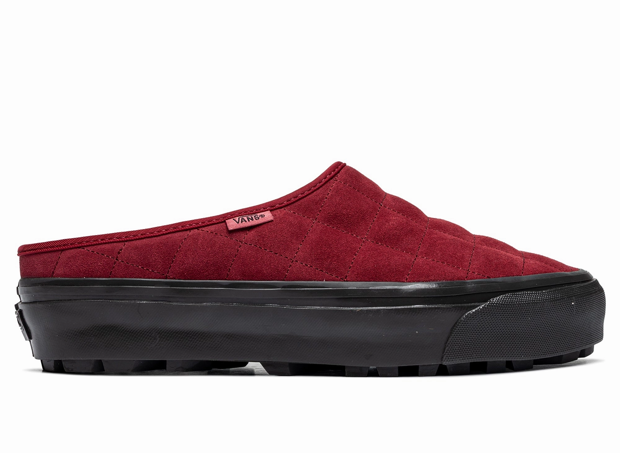 Vans LX Mule Style 17 in Suede Bordeaux Brogue Schuhe