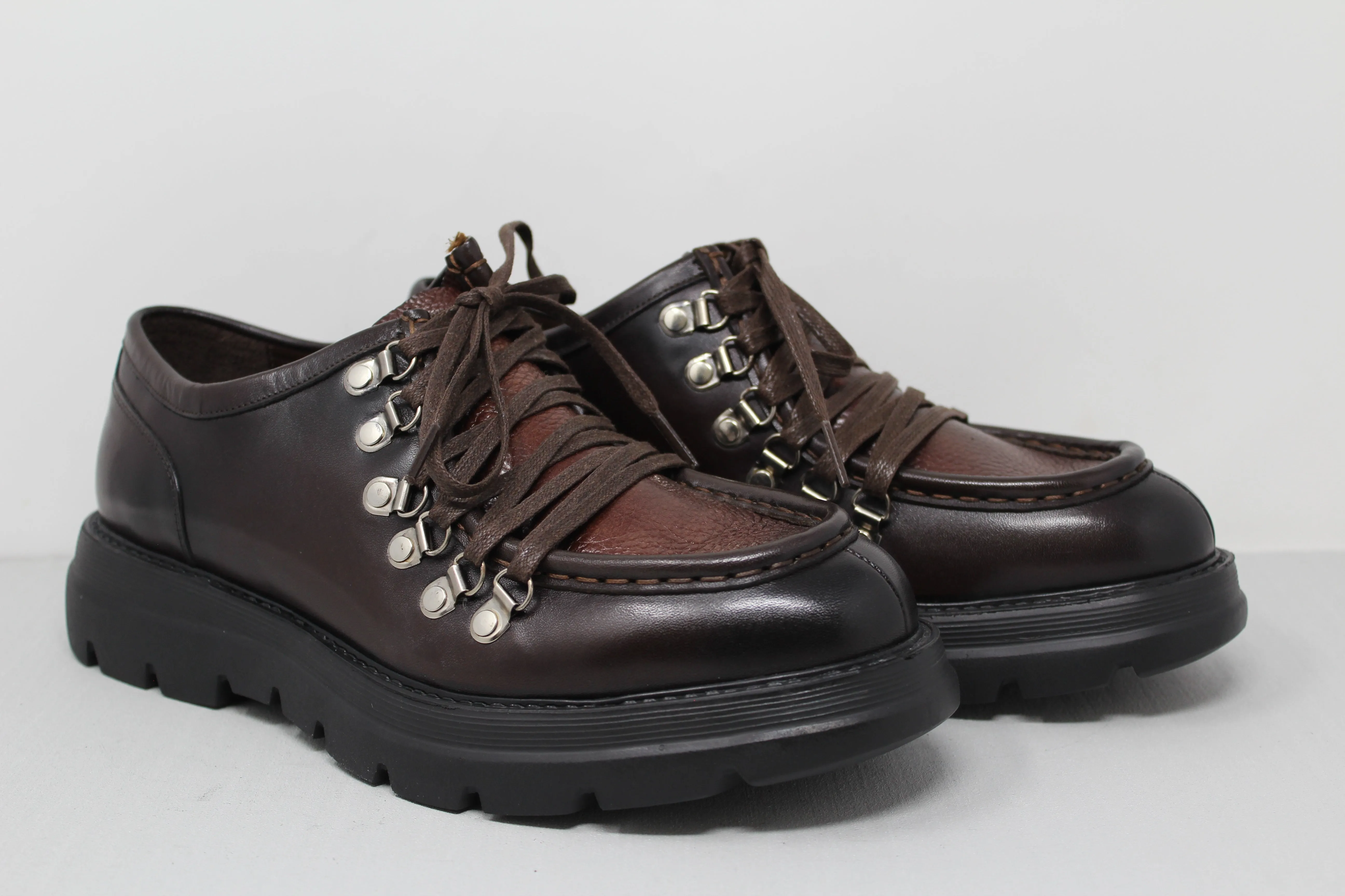 M8030 Flat Platform Lace Up Shoes